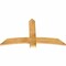 Ekena Millwork Bellingham Rough Sawn Timber Gable Bracket, Western Red Cedar, 60"W x 35"H x 2"D x 6"F, 14/12 Pitch GBW060X35X0206BEL00RWR - alternate 5